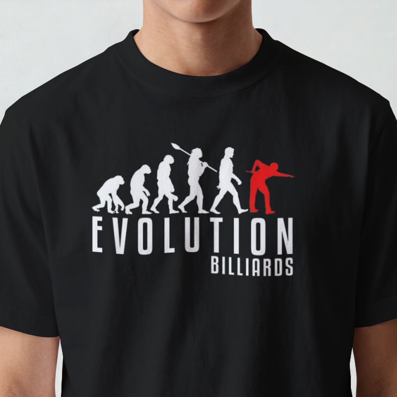 Evolution  Billiard Graphic T-Shirt