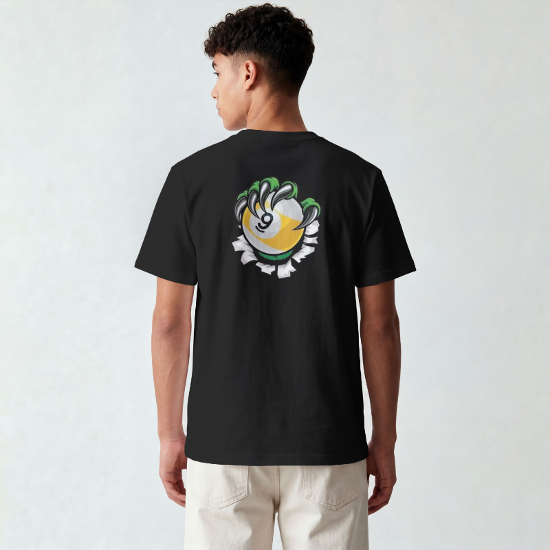 9 Ball Monster Graphic T-Shirt